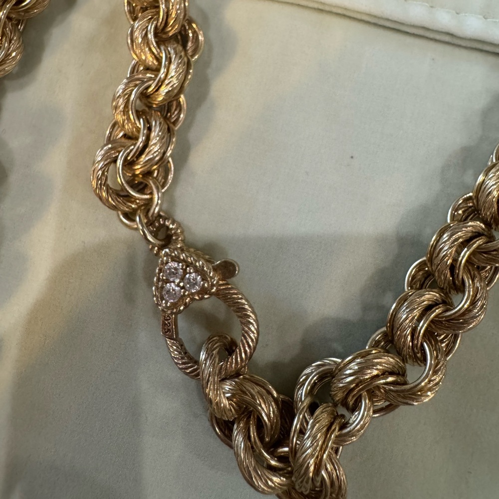 Judith Ripka Verona sterling 20” necklace - Picture 2 of 9